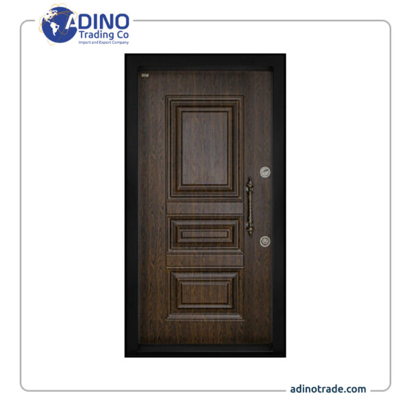 درب ضد سرقت برجسته فلزی دکوراتیو